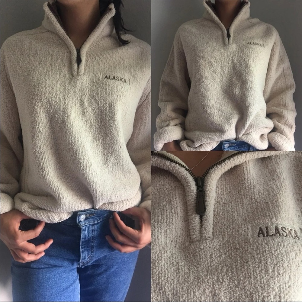 Alaska fuzzy sweater